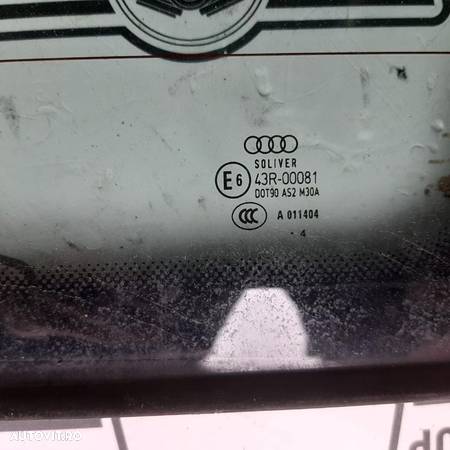 Geam aripa stanga spate Audi A4 B7 Combi - 2