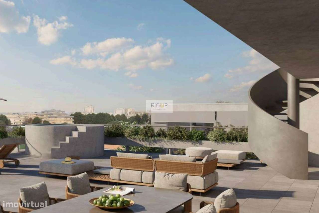Apartamento T4 dúplex recuado com terraço em construção à Boavista - Grande imagem: 2/9