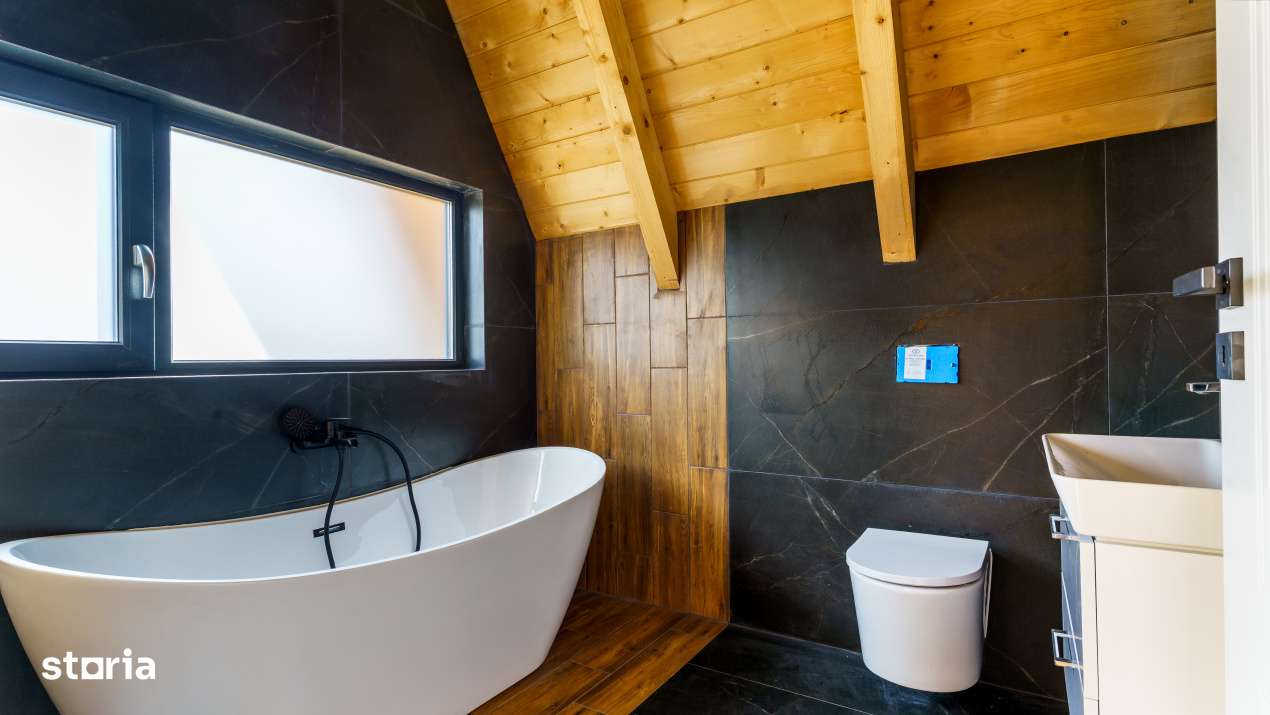 Cabana A-Frame, finisata, Smida, comosion 0%-7