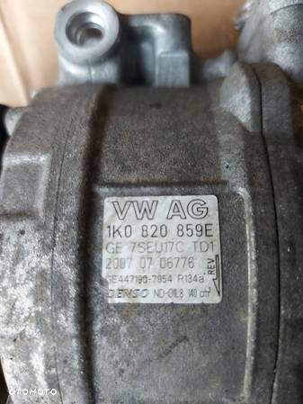 SPRĘŻARKA KLIMATYZACJI 1K0820859E VW AUDI 1.6 2.0 TSI - 8