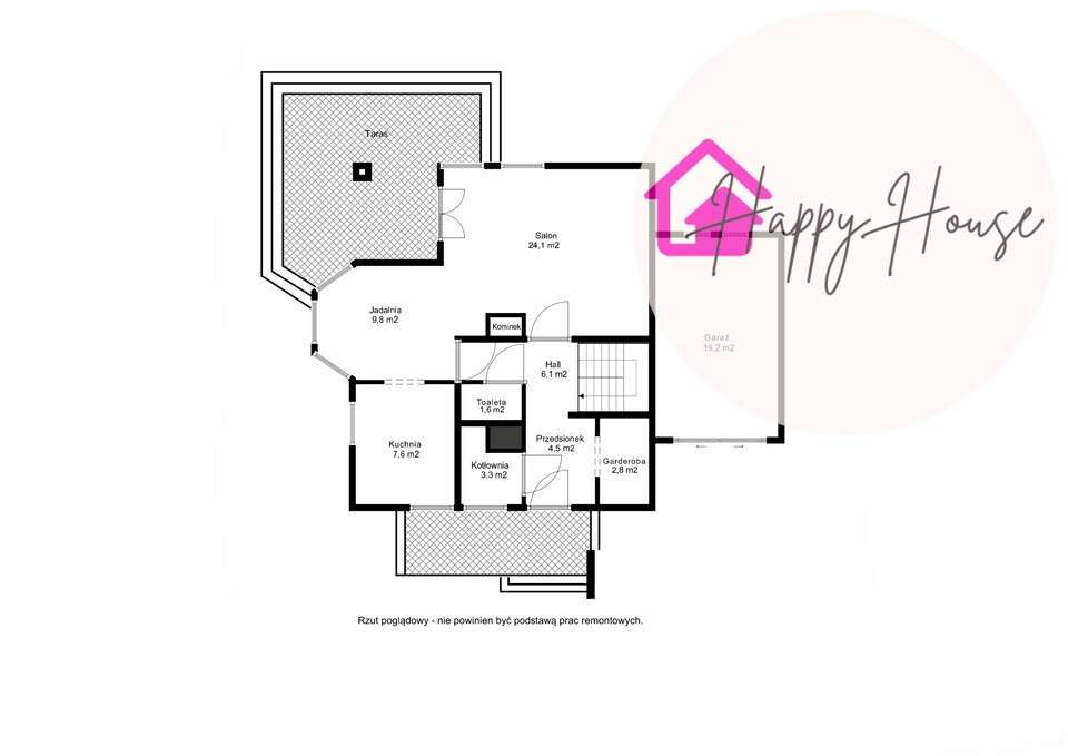 Nowoczesny dom, z działką 1219 m2, 4 pokoje-16