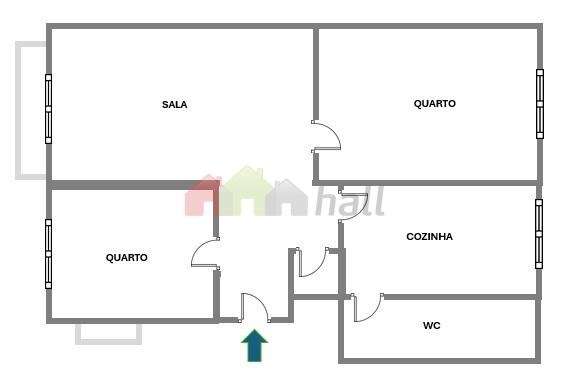 Apartamento T2 remodelado em Lisboa-18