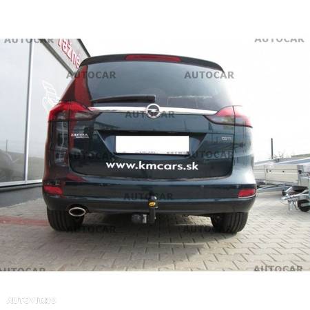 Carlig de remorcare pentru Opel ZAFIRA - 5 usi - sistem semidemontabil -cu suruburi  din 2012/- - 9