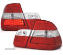 FAROLINS TRASEIROS LED PARA BMW E46 98-01 VERMELHO BRANCO - 1