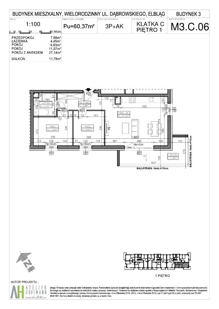 M.3.C.06 - nowe mieszkanie na zielonym osiedlu