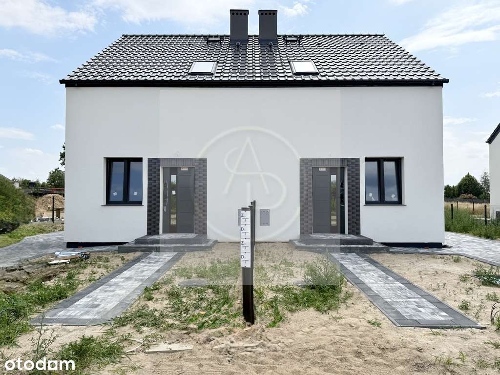 Dom w zabudowie bliźniaczej, dwa miejsca postojowe-2