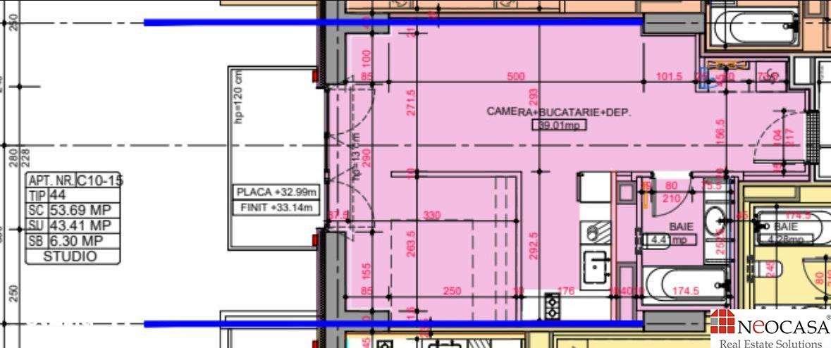 STUDIO ONE HIGH DISTRICT  LAKE VIEW - Imagine principală: 5/5