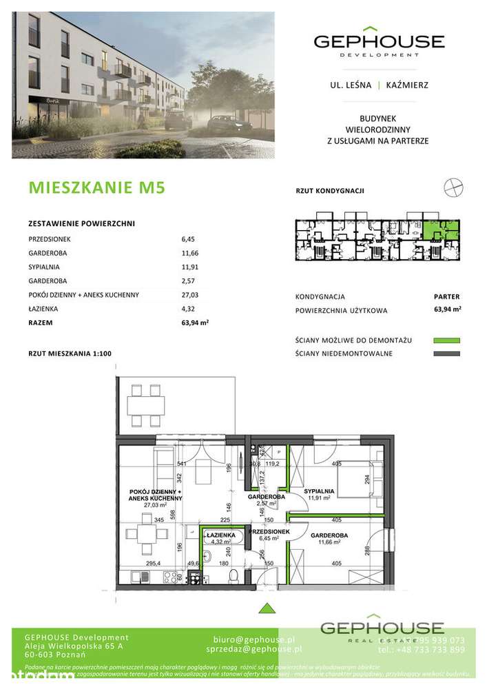 Przedsprzedaż nowych mieszkań w Centrum Kaźmierza - Pełny obrazek: 5/5