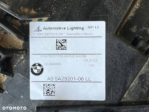 Lampa lewa przednia BMW X3 G01 lift LED igła - 7