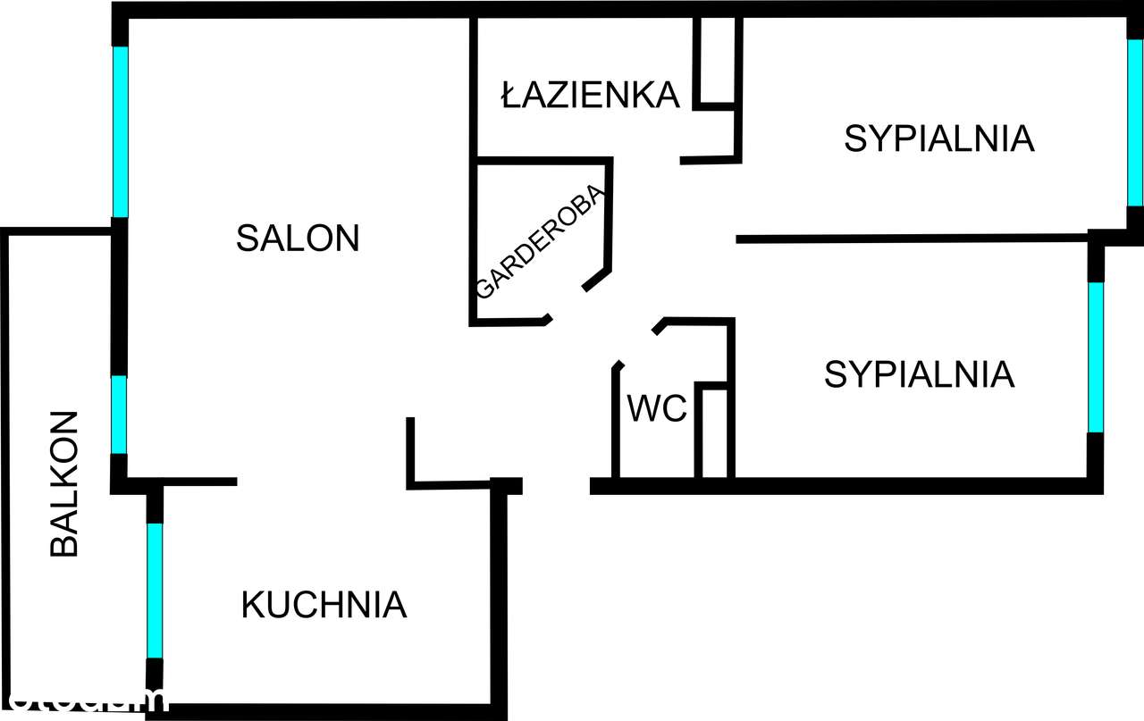 Ciche, wygodne trzy pokoje, 75,6 m2, balkon, piwnica-8