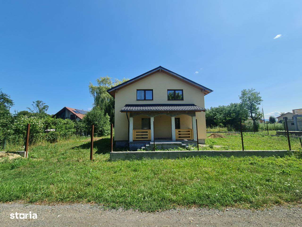 Casa nou 4 camere, teren 750mp de vanzare Halchiu Comision 0-19