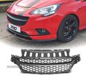 GRELHA FRONTAL DESPORTIVA PARA OPEL CORSA E 2014/2019 "MATT BLACK EDITTION" - 1