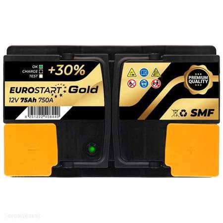 Akumulator Euro-Start GOLD SMF 12V 75Ah/750A P L3B - 3