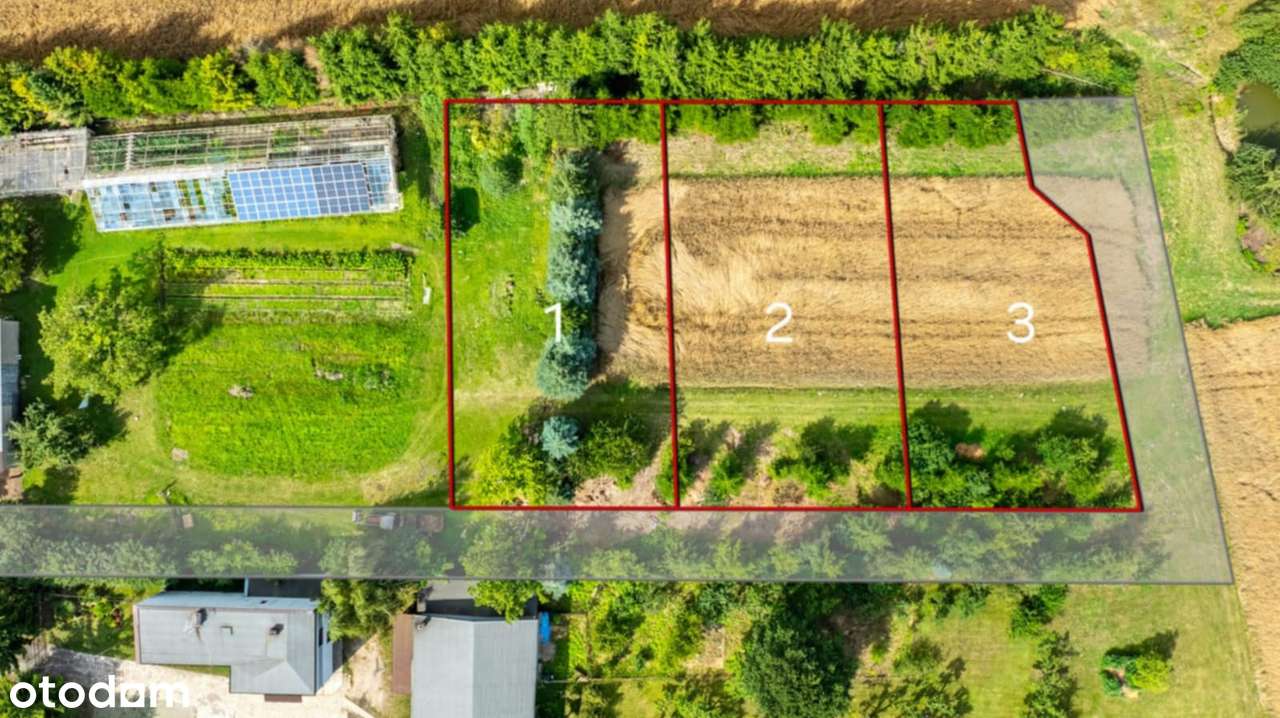 Trzy działki budowlane – Konstantyna k. Łodzi – MPZP, blisko A1 i S8 - Pełny obrazek: 4/7