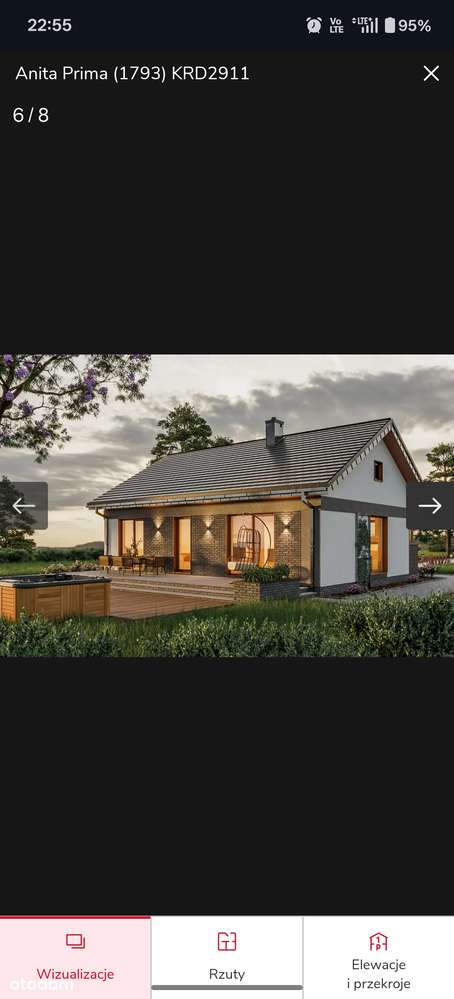 Dom na działce 33a Pozwolenie na budowę z Projektem Nowego Domu-6