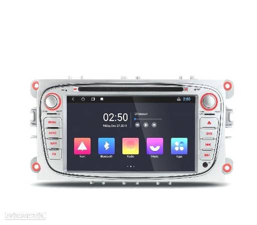 AUTO RADIO ANDROID 10.0 GPS ECRA TACTIL 7" PARA FORD CINZENTO - 6