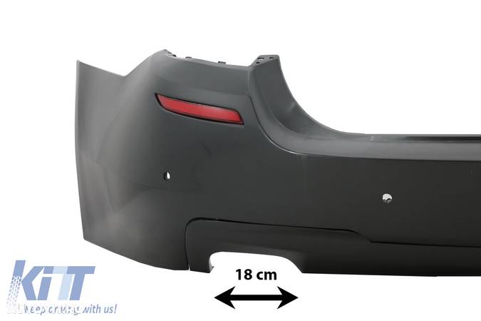 Pachet Exterior compatibil cu BMW F10 Seria 5 (2011-2014) M-Technik Design - 6