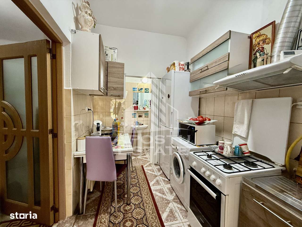 Apartament o camera, curte, terasa 20mp, centrala proprie, zona Fabric - Imagine principală: 5/11