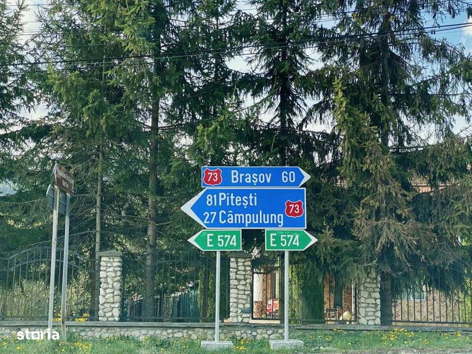 Teren panoramic insorit, utilitati, panta mica si padure, turism sau v-16