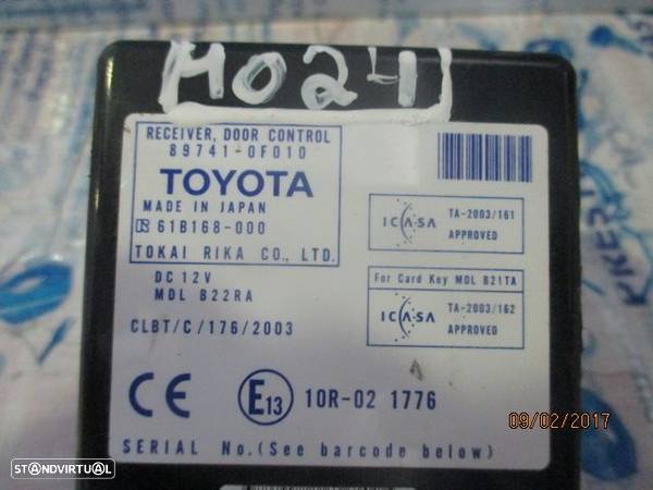 Modulo Diversos 897410F010 TOYOTA COROLLA VERSO 2005 FECHO CENTRAL TOYOTA COROLLA 2 VERSO FASE 2 2007 2.2 D4D 136CV 5P PRETO - 3