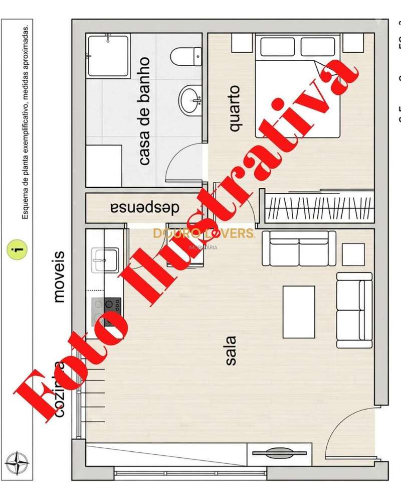 Apartamento T0 à venda na Rua da Constituição-11