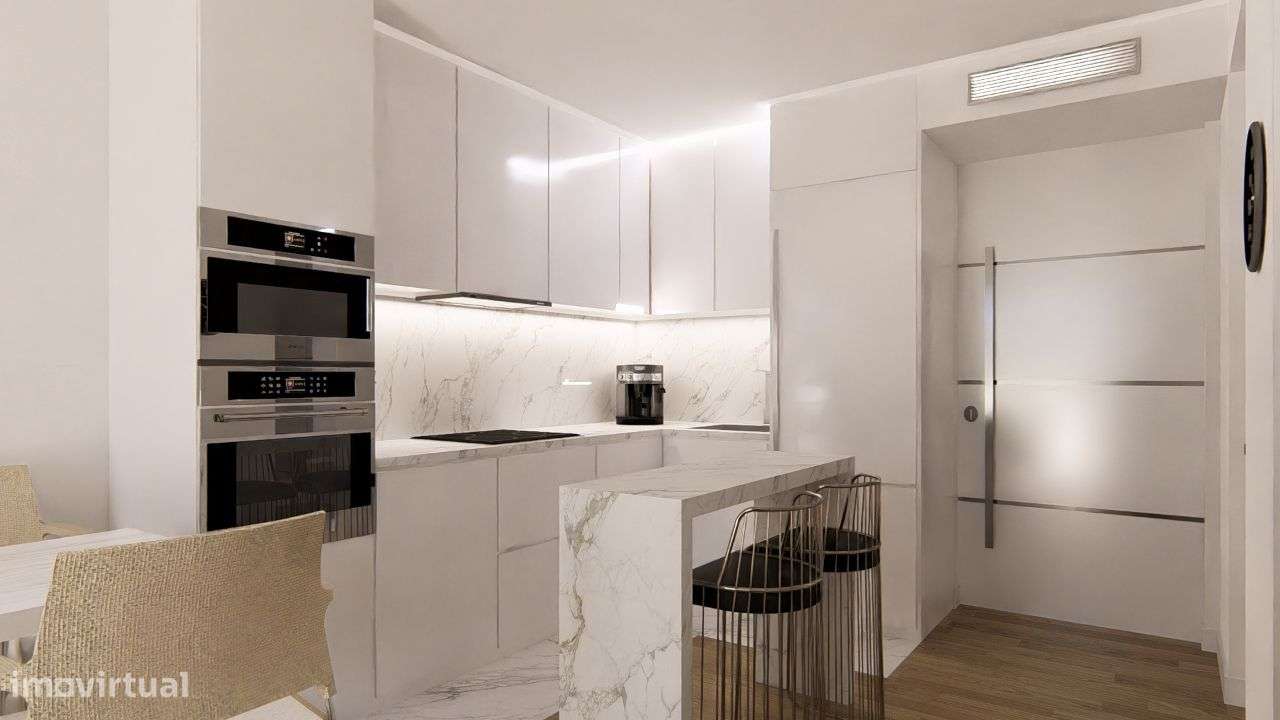 Apartamento T1 Novo à venda com garagem no coração de Vilar de Paraiso - Grande imagem: 4/38