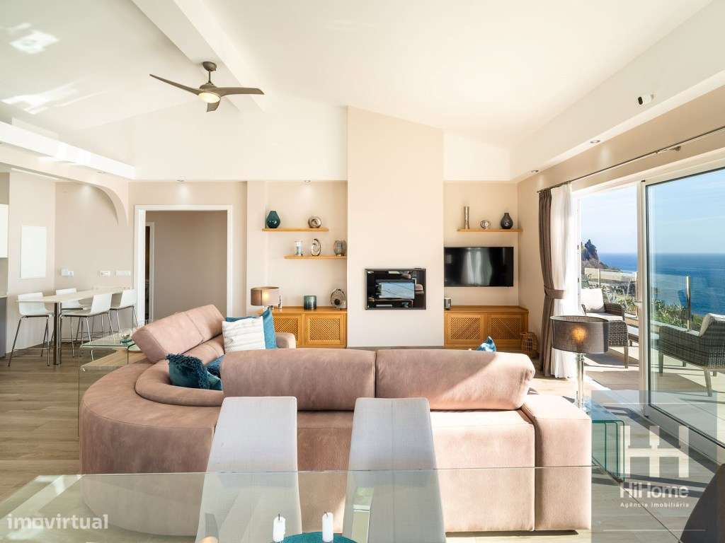 Moradia T3 térrea com piscina e vista mar - Praia dos Reis Magos-16