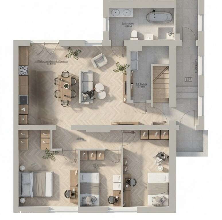 Przestronne 82,5 m² | willa miejska | ogród-5