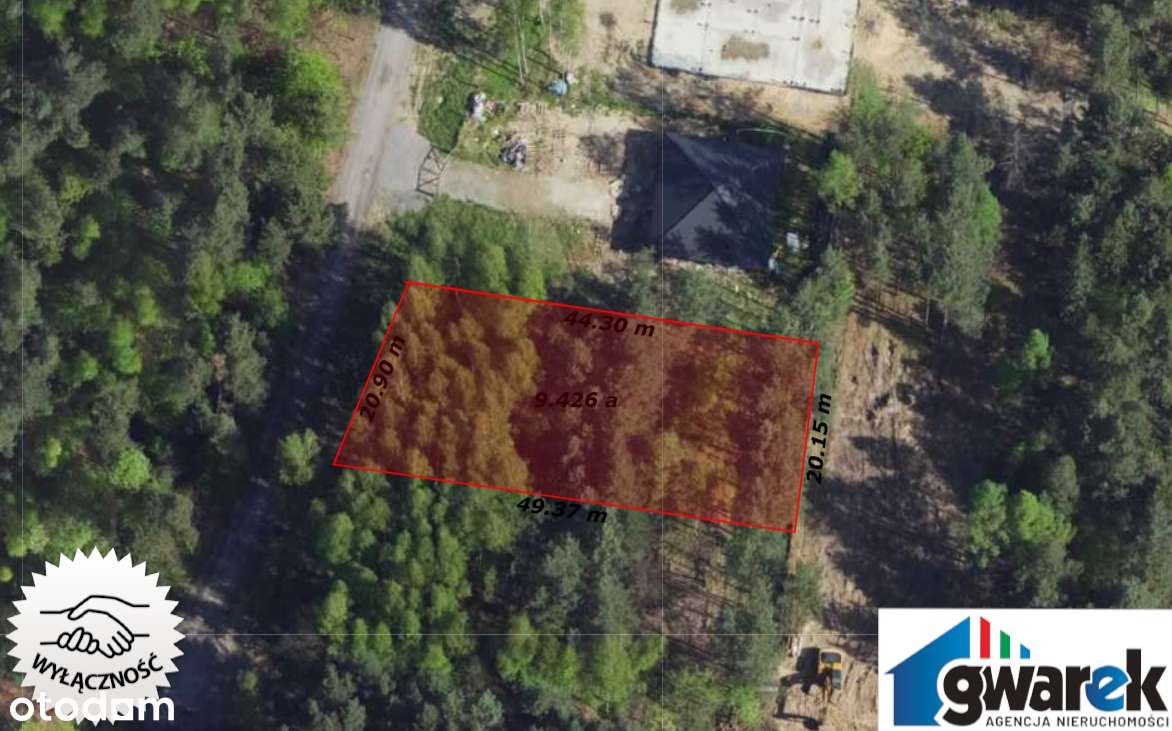 Działki, Działka budowlana pod lasem w dzielnicy Zawiercia, Kromołów.-8