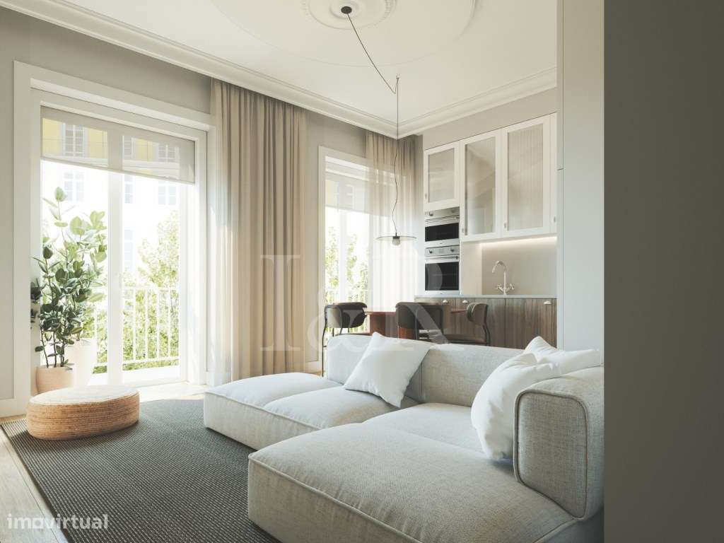 Apartamento T1 com varanda, junto ao Marquês Pombal, Lisboa - Grande imagem: 3/29