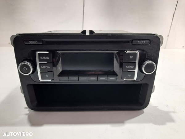 Radio CD Vw Passat B6 / Golf 6 / Touran / Caddy cod 5K0035156A - 1