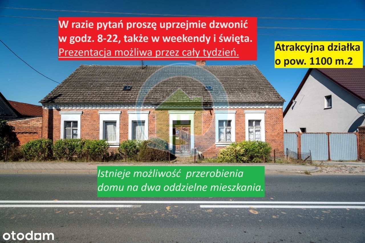 Dom z atrakcyjną działką w LISIM POLU pod Chojną.