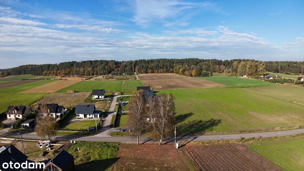 Działka budowlana 1014 m² – Zgorzałe –uzbrojona, asfalt, Jezioro 450 m-2