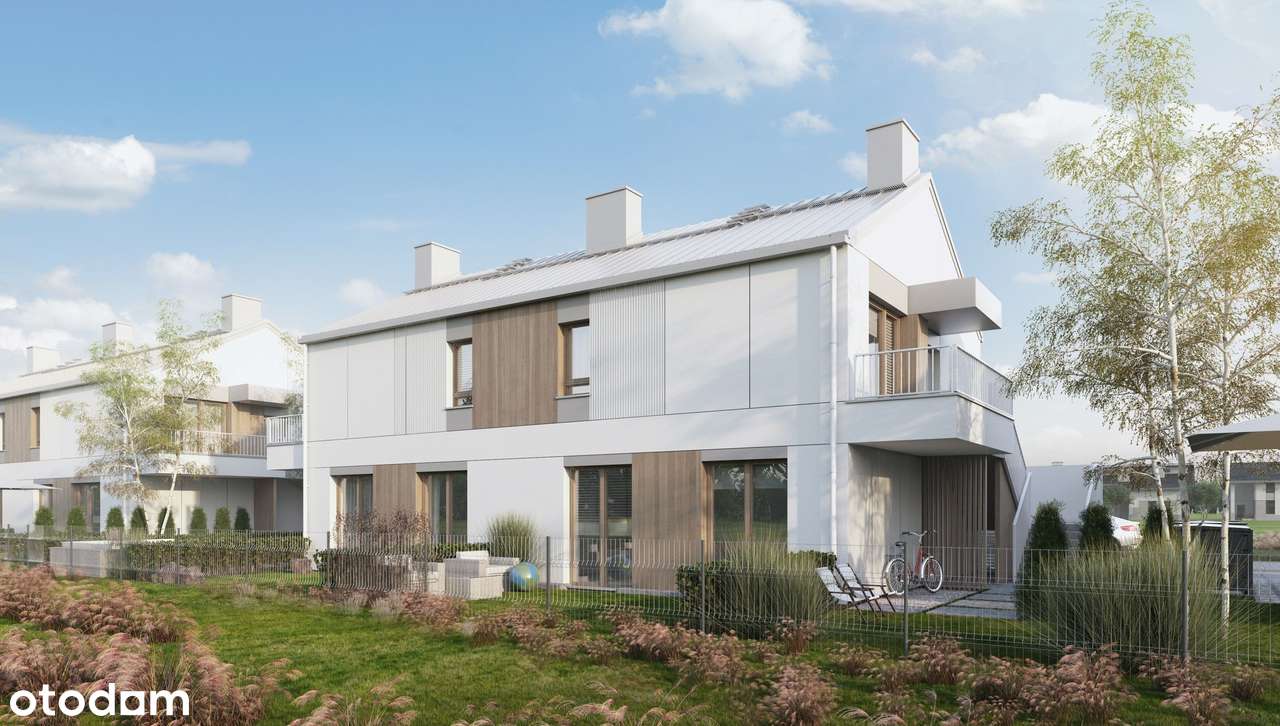 Nowoczesne segmenty z ogródkami – blisko Stawów Raszyńskich-1