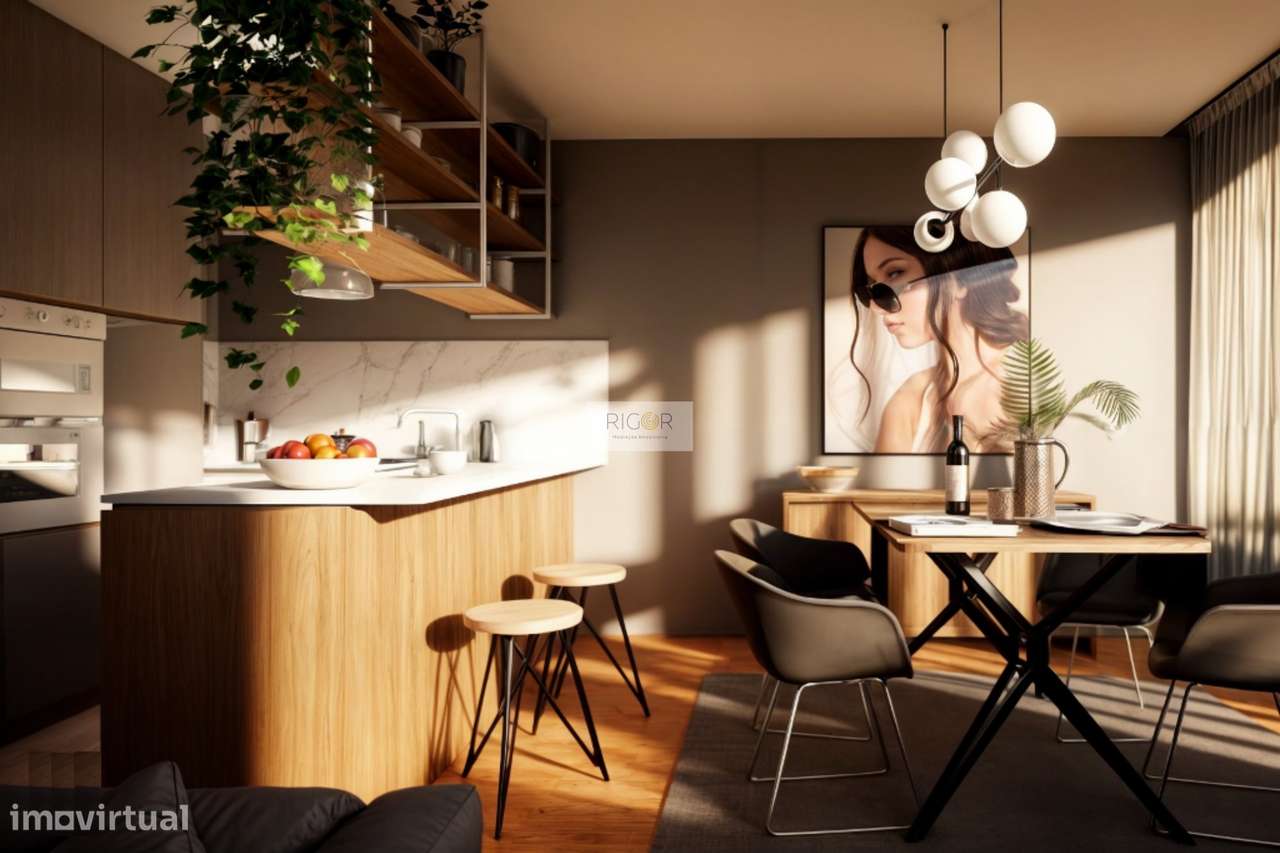 Apartamento T2 com 2 varandas no coração de Leça da Palmeira - Grande imagem: 2/11