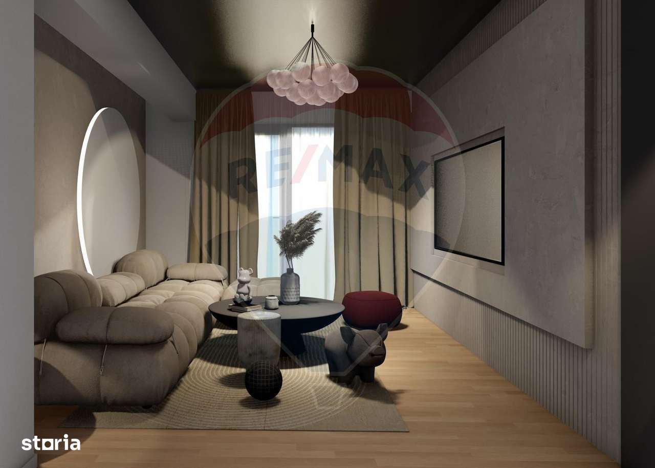 Vanzare Apartament Lux 3 camere cu vedere la lac in zona Tomis Nord - Imagine principală: 4/19