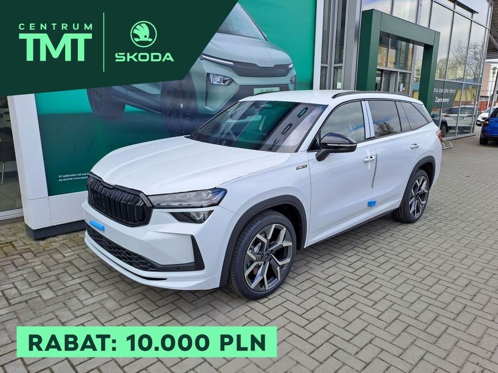 SKODA KODIAQ 2.0 TDI 193KM DSG 4x4 SPORTLINE, fabryczny hak, dostępny od ręki