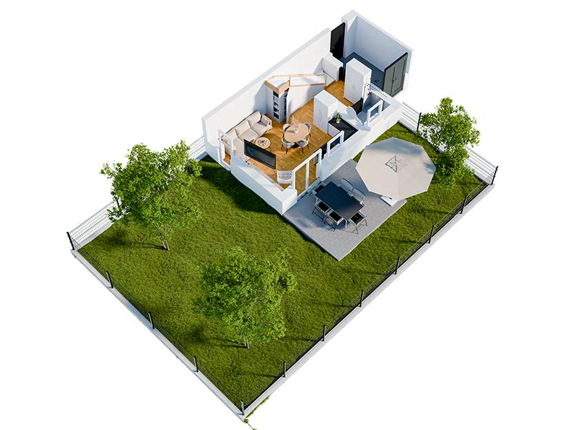 PROMOCJA STYCZNIOWA 1 miejsce postojowe gratis ECObliźniak ,duży ogród - Pełny obrazek: 4/20