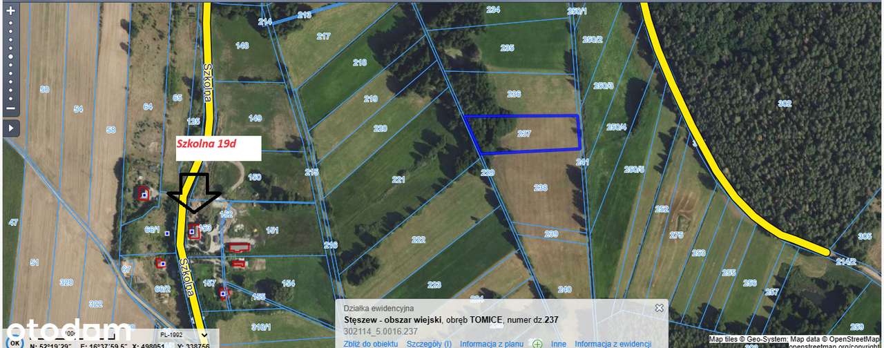 Działki rolne w ok Stęszewa/Tomice/nr 130 i nr 237/ul Szkolna-6