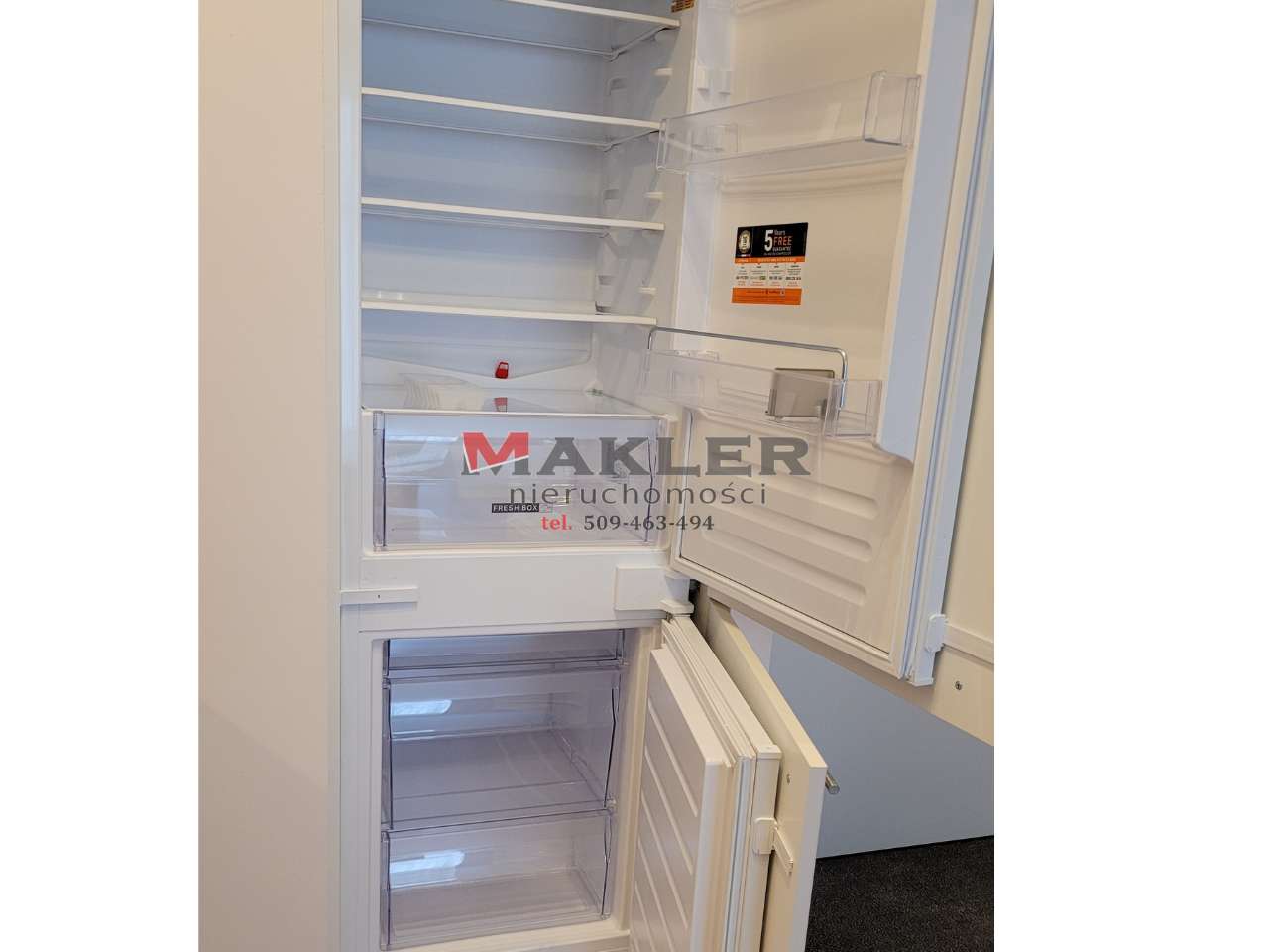 Centrum k. Galaxy 2-pokojowe, balkon, 2700zł plus opłaty,nowe budownic - Pełny obrazek: 5/20