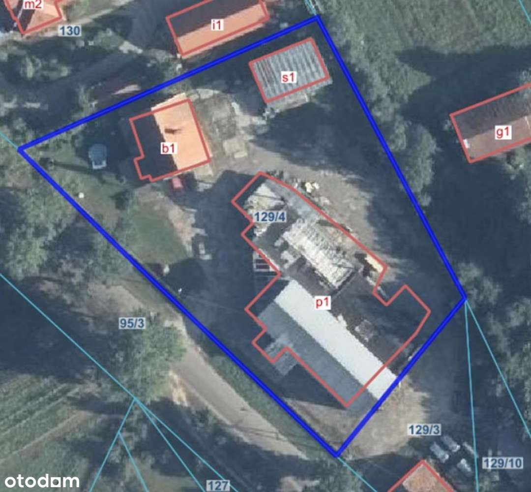 Budynki magazynowo- produkcyjne (3 szt.) na działce 3922m2 LICYTACJA-13