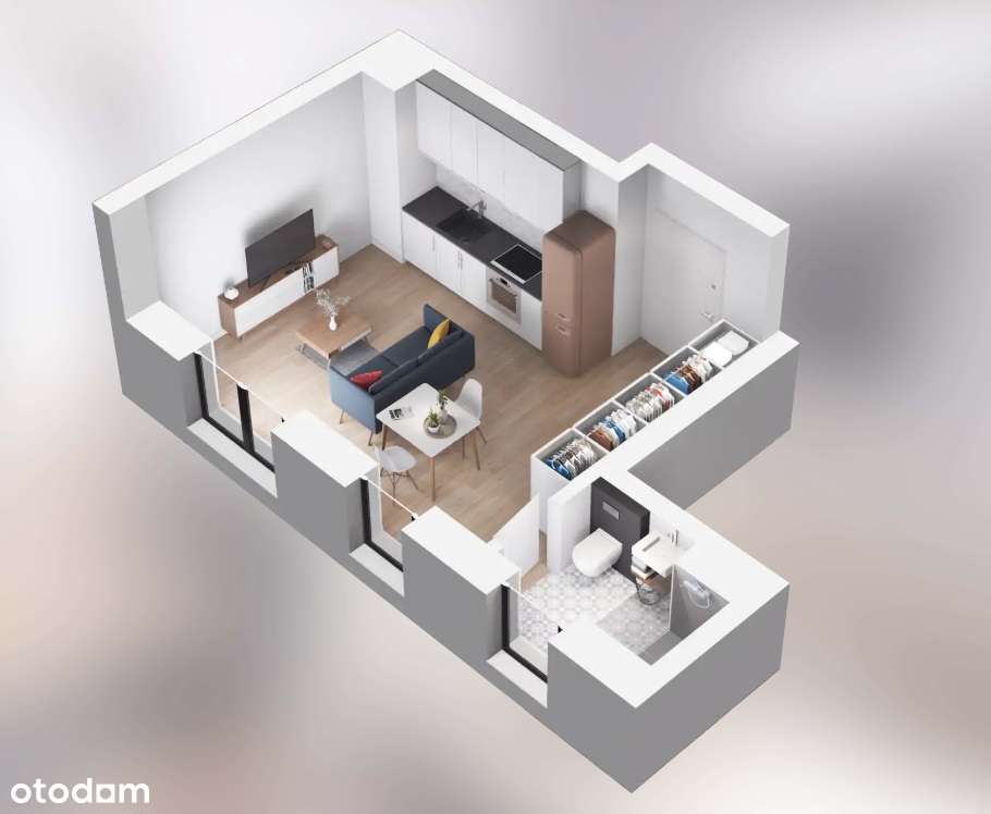 Kawalerka w sercu Wrocławia - Pełny obrazek: 2/5