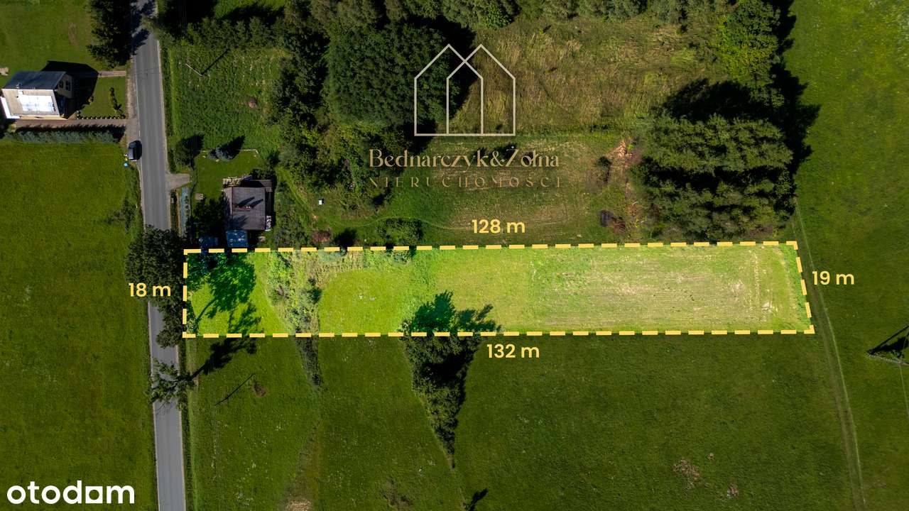 Widokowa działka budowlana w Kątach.-3