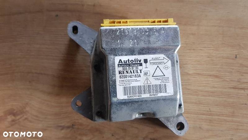 RENAULT LAGUNA II MODUŁ SENSOR AIRBAG 8200142183A - 1