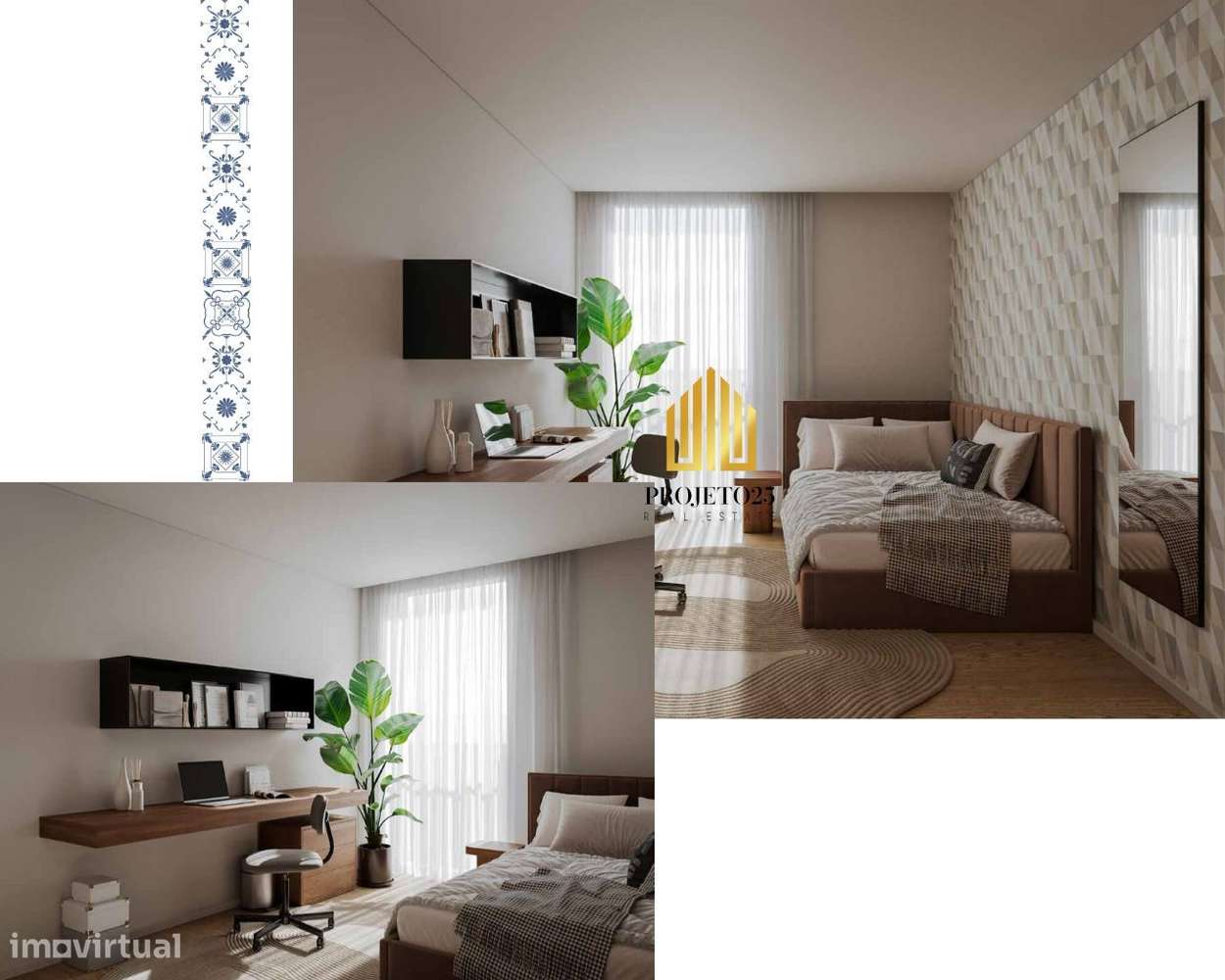 Apartamento T2 NOVO em Condº Reservado ao Jardim de Arca D'Água-Porto - Grande imagem: 4/12