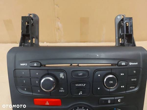 CITROEN C4 2 II PANEL STEROWANIA NAWIEWU RADIA KLIMATYZACJI KLIMY BLUETOOTH 9804 - 2