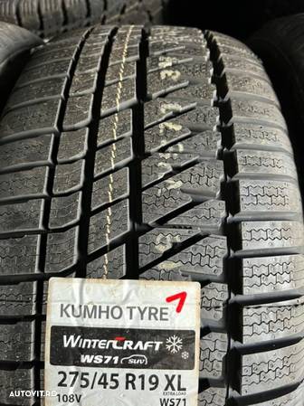 vând 4 anvelope 275/45/19 kumho de iarnă noi - 3