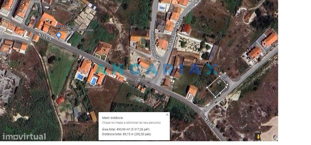 ANG1122 - Lote para Venda na Praia do Pedrógão - Grande imagem: 5/8