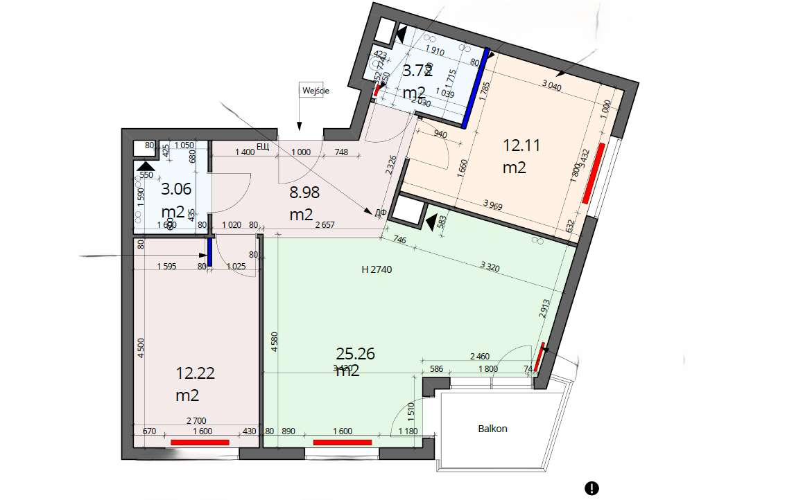 3-pokojowe mieszkanie, Harmony Park Ursynów, ul. Pieskowa Skała-12