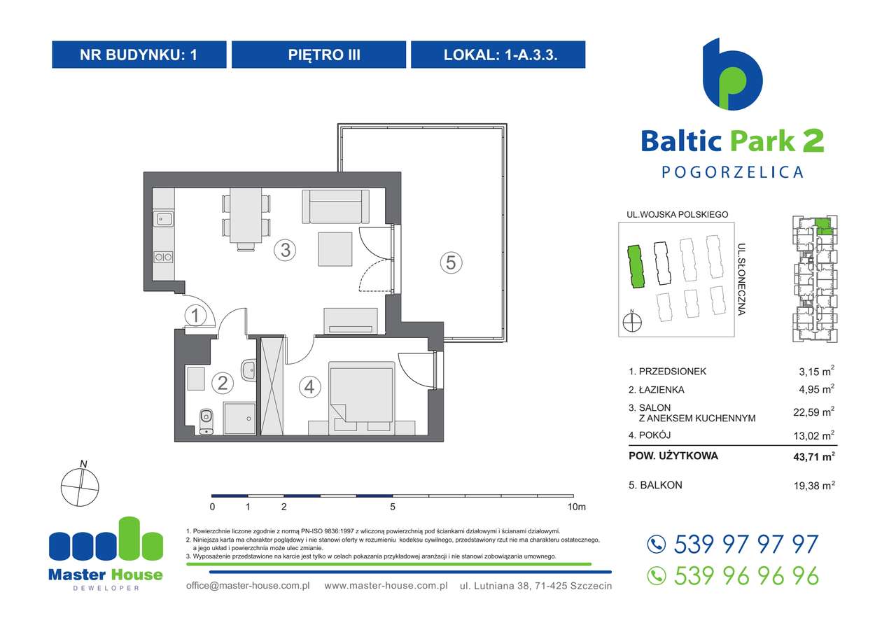 Baltic Park 2 | apartament inwestycyjny | 1-A.3.3 - Pełny obrazek: 2/7